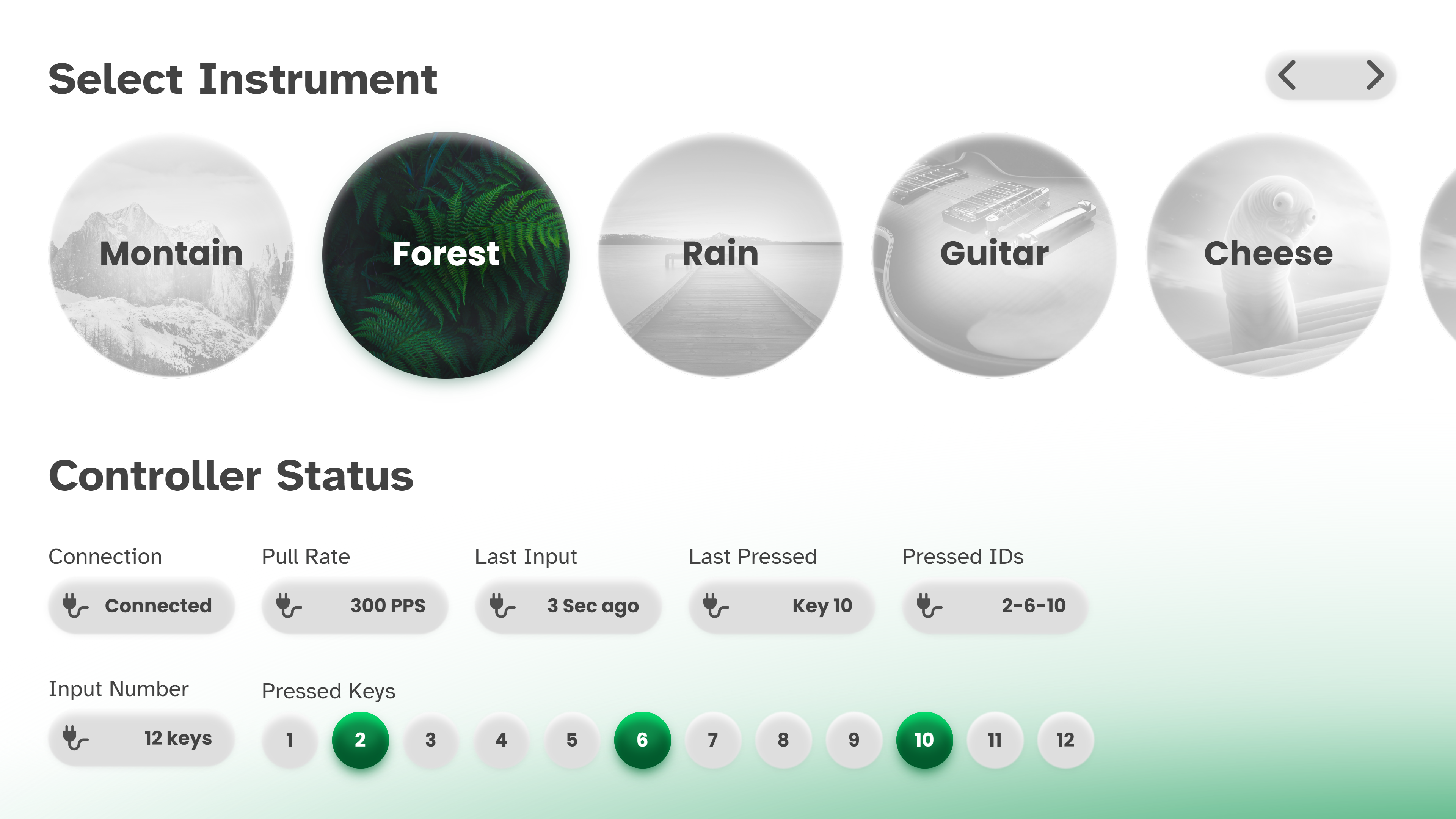 Interface verte
